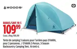 Canadian Tire O'HARA 2-Person, 3-Season Backcountry Camping Tent offer