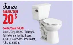Canadian Tire danze 2-Pc Soft-Close Toilet offer