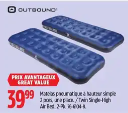 Canadian Tire Twin Single-High Air Bed, 2-Pk offer