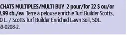 Canadian Tire Scotts Turf Builder Enriched Lawn Soil offer