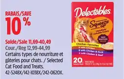 Canadian Tire Delectables Selected Cat Food and Treats offer