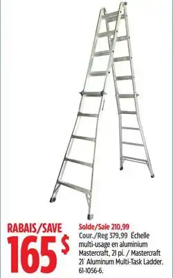 Canadian Tire Mastercraft 21´ Aluminum Multi-Task Ladder offer