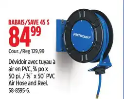 Canadian Tire 3⁄8˝ x 50´ PVC Air Hose and Reel offer
