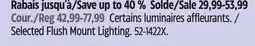 Canadian Tire Selected Flush Mount Lighting offer