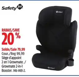Canadian Tire Safety First Growmate 2-in-1 Booster offer