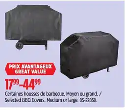 Canadian Tire Selected BBQ Covers. Medium or large offer