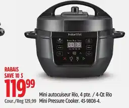 Canadian Tire 4-Qt Rio Mini Pressure Cooker offer