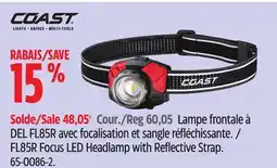 Canadian Tire FL85R Focus LED Headlamp with Reflective Strap offer