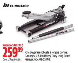 Canadian Tire MotoMaster 3-Ton Heavy-Duty Long-Reach Garage Jack offer