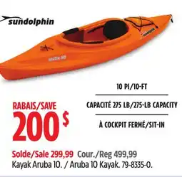 Canadian Tire Kayak Aruba 10 offer