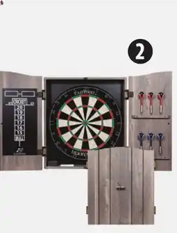 Canadian Tire EastPoint Derbyshire Bristle Dartboard Cabinet Set. 84-3203-0 offer