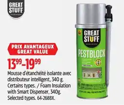 Canadian Tire Foam Insulation with Smart Dispenser offer