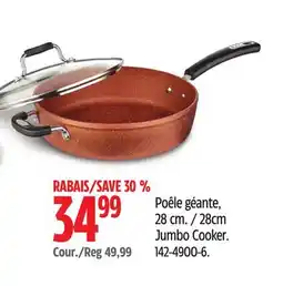 Canadian Tire THE ROCK 28cm Jumbo Cooker offer