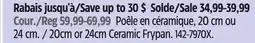 Canadian Tire Ninja 20cm or 24cm Ceramic Frypan offer