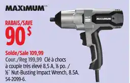 Canadian Tire 1β2Λ Nut-Busting Impact Wrench, 8.5A offer