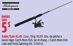 Canadian Tire Catch More Fish Lake and Pond Spinning Kit offer