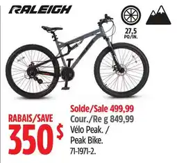 Canadian Tire Peak Bike offer