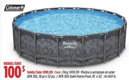 Canadian Tire APX 365 Steel-Frame Pool offer