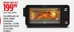 Canadian Tire Instant Pot 6-Slice Instant Heat Toaster Air Fry Oven offer