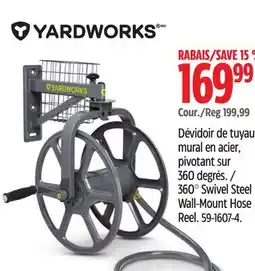 Canadian Tire 360° Swivel Steel Wall-Mount Hose Reel offer