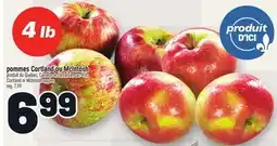 Metro POMMES CORTLAND OU MCINTOSH | CORTLAND OR MCINTOSH APPLES offer
