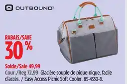 Canadian Tire Easy Access Picnic Soft Cooler offer