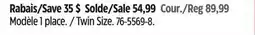Canadian Tire Twin Size offer