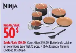 Canadian Tire 12-Pc Essential Ceramic Cookset offer