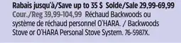 Canadian Tire Woods Backwoods Stove or O'HARA Personal Stove System offer