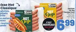 Metro SAUCISSES HOT-DOG CLASSIQUE FURCA | FURCA CLASSIC HOT DOG SAUSAGES offer