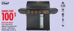 Canadian Tire MASTER Chef Grill Turismo Propane BBQ offer