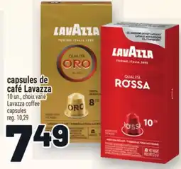 Metro CAPSULES DE CAFÉ LAVAZZA | LAVAZZA COFFEE CAPSULES offer