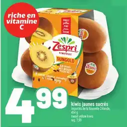 Metro KIWIS JAUNES SUCRÉS | SWEET YELLOW KIWIS offer