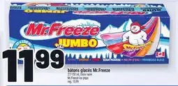 Metro BÂTONS GLACÉS MR.FREEZE | MR.FREEZE ICE POPS offer