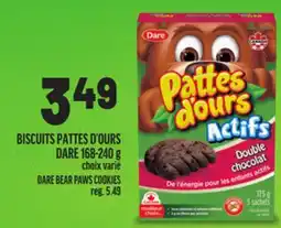 Metro BISCUITS PATTES D'OURS DARE | DARE BEAR PAWS COOKIES offer