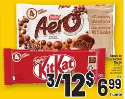 Metro BARRES DE CHOCOLAT NESTLÉ offer