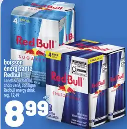 Metro BOISSON ÉNERGISANTE REDBULL | REDBULL ENERGY DRINK offer