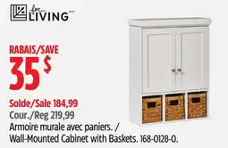 Canadian Tire For Living Wall-Mounted Cabinet with Baskets offer
