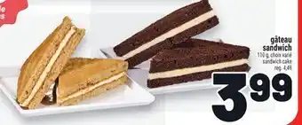 Metro GÂTEAU SANDWICH | SANDWICH CAKE offer