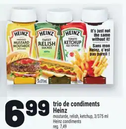 Metro HEINZ CONDIMENTS | HEINZ CONDIMENTS offer