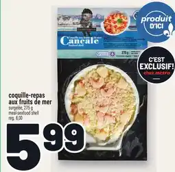 Metro COQUILLE-REPAS AUX FRUITS DE MER | MEAL-SEAFOOD SHELL offer