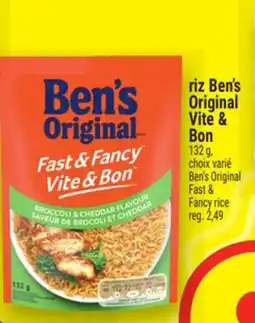 Metro RIZ BEN'S ORIGINAL VITE & BON | BEN'S ORIGINAL FAST & FANCY RICE offer
