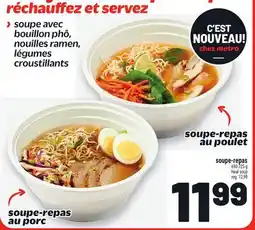 Metro SOUPE-REPAS | MEAL SOUP offer