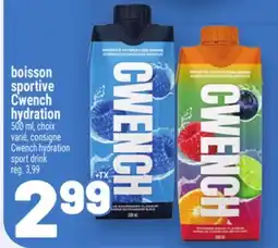 Metro BOISSON SPORTIVE CWENCH HYDRATION offer