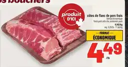 Metro CÔTES DE FLANC DE PORC FRAIS | FRESH PORK SIDE RIBS, ECONOMIC PACK offer