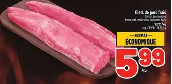 Metro FILETS DE PORC FRAIS offer
