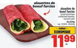 Metro ALOUETTES DE BOEUF FARCIES | STUFFED BEEF ALOUETTES offer