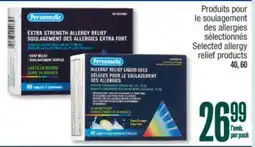 Jean Coutu Selected allergy relief products offer