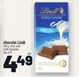 Metro CHOCOLAT LINDT | LINDT CHOCOLATE offer