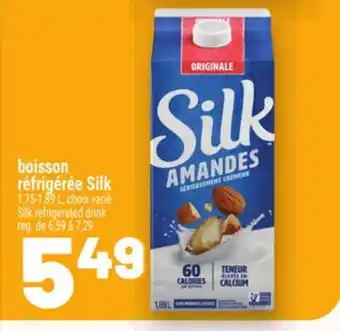 Metro BOISSON RÉFRIGÉRÉE SILK | SILK REFRIGERATED DRINK offer